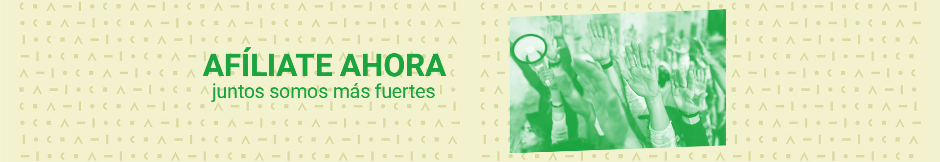 SAF: Afiliate ahora, juntos somos más fuertes